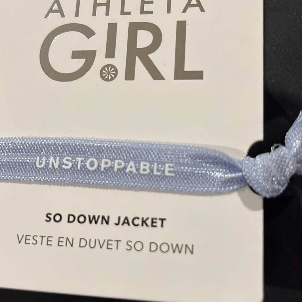 Athleta Girl So Down Winter Jacket size 6. - Picture 5 of 9